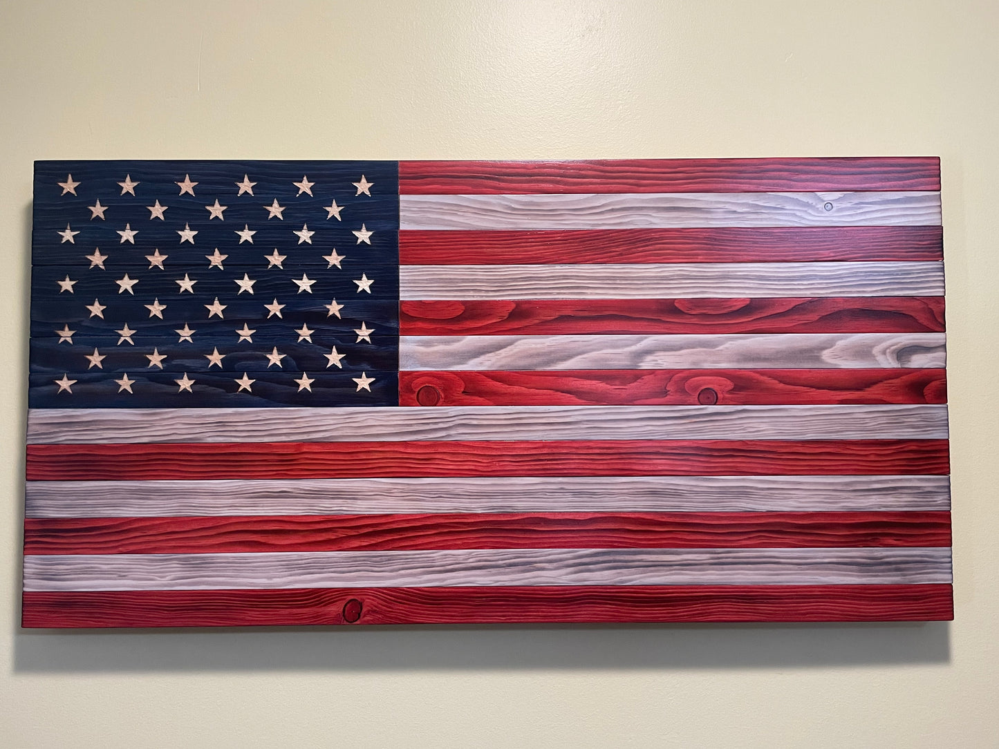 Wooden American Flag